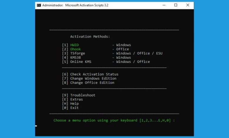 %Canal do Shin imagens% 1 Como ativar o Windows e Office via PowerShell (MAS)